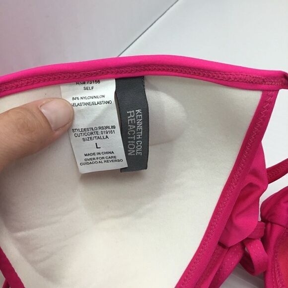 Kenneth Cole Reaction Molded Cup Ruffle Bikini (E) - Picture 6 of 7